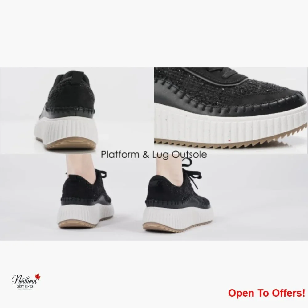 Platform Chunky Sneakers, Lace Up Casual Comfortable Fashion Shoes - Picture 7 of 7